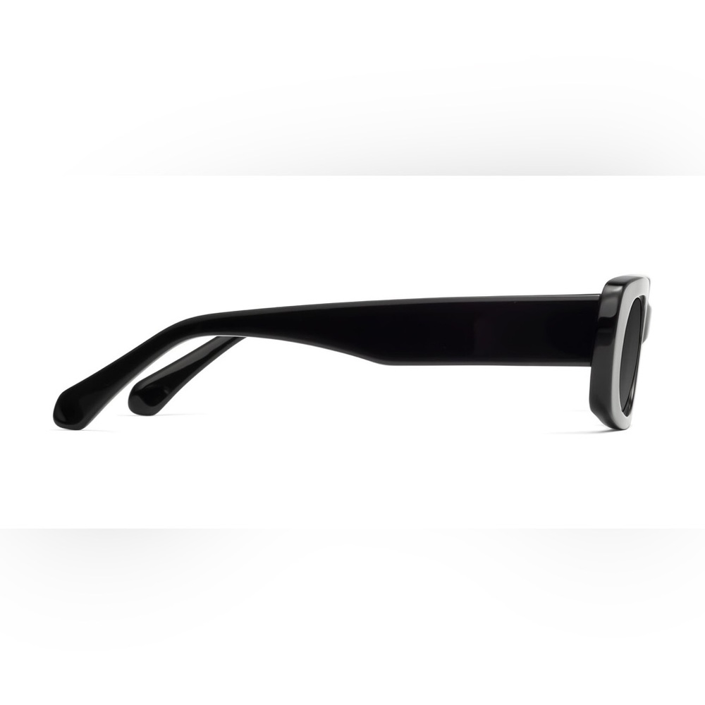 New Black On Black Unisex Vintage Fashion Lightweight PC Anti-Glare Sunglasses - Picture 11 of 14